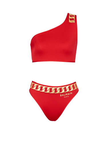 Balmain logo bikini