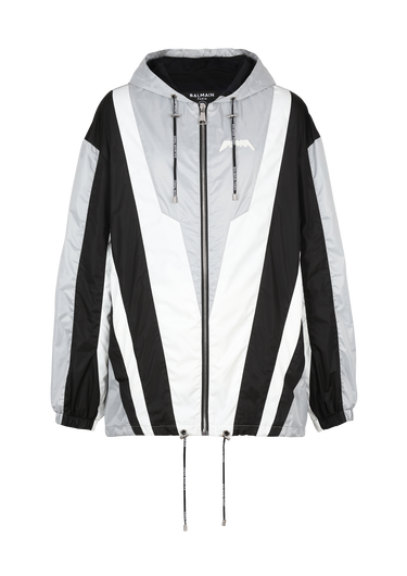 Balmain logo nylon jacket