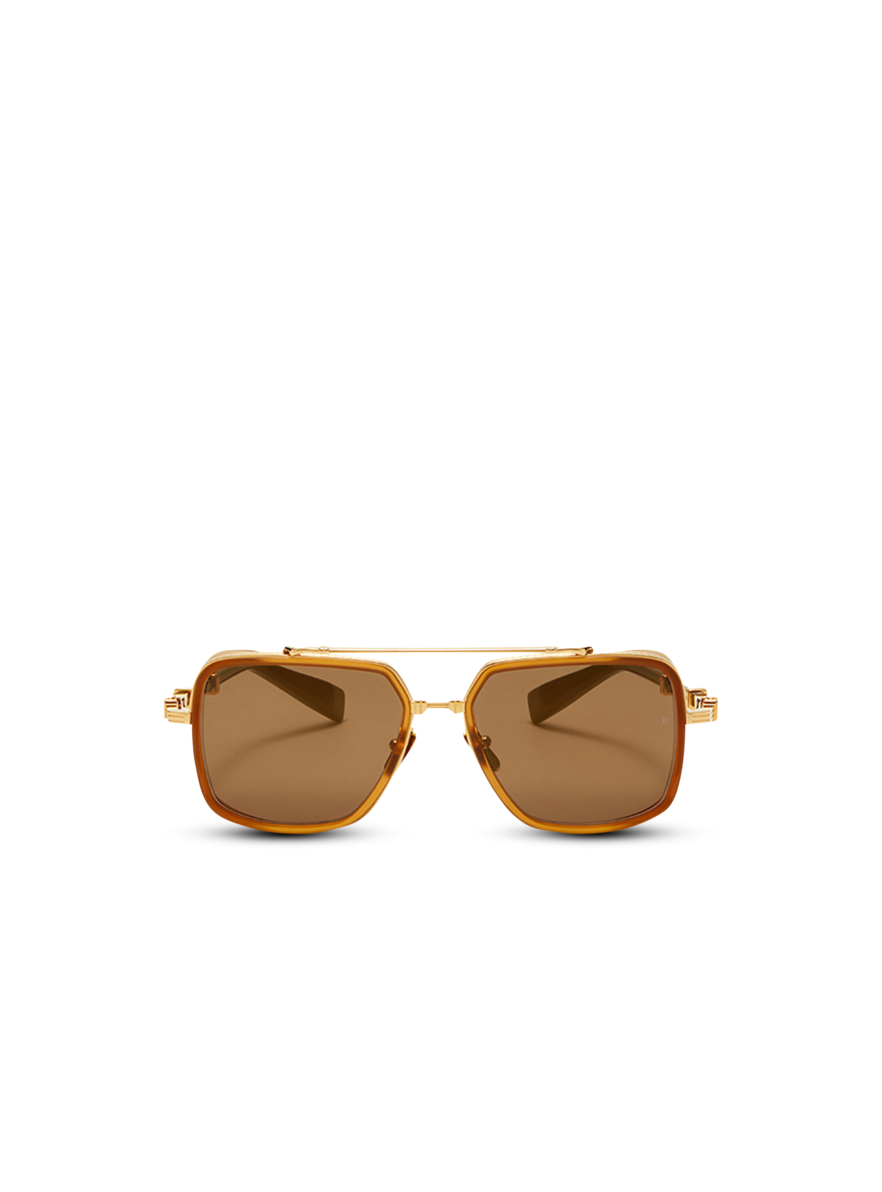 Officier sunglasses, gold