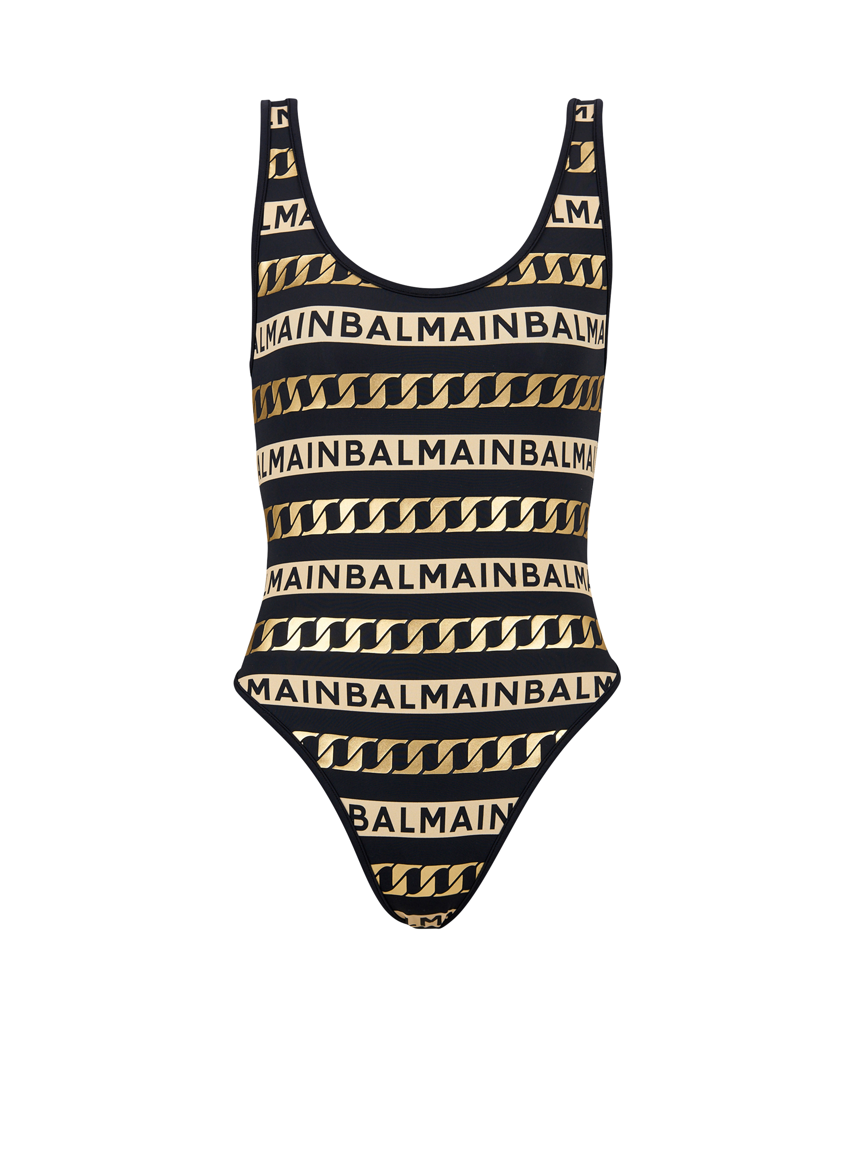 Bañador con logotipo de Balmain, negro