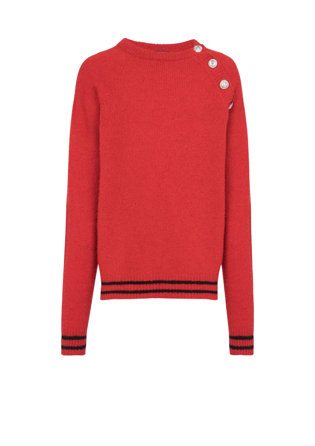 Cashmere sweater, red, hi-res