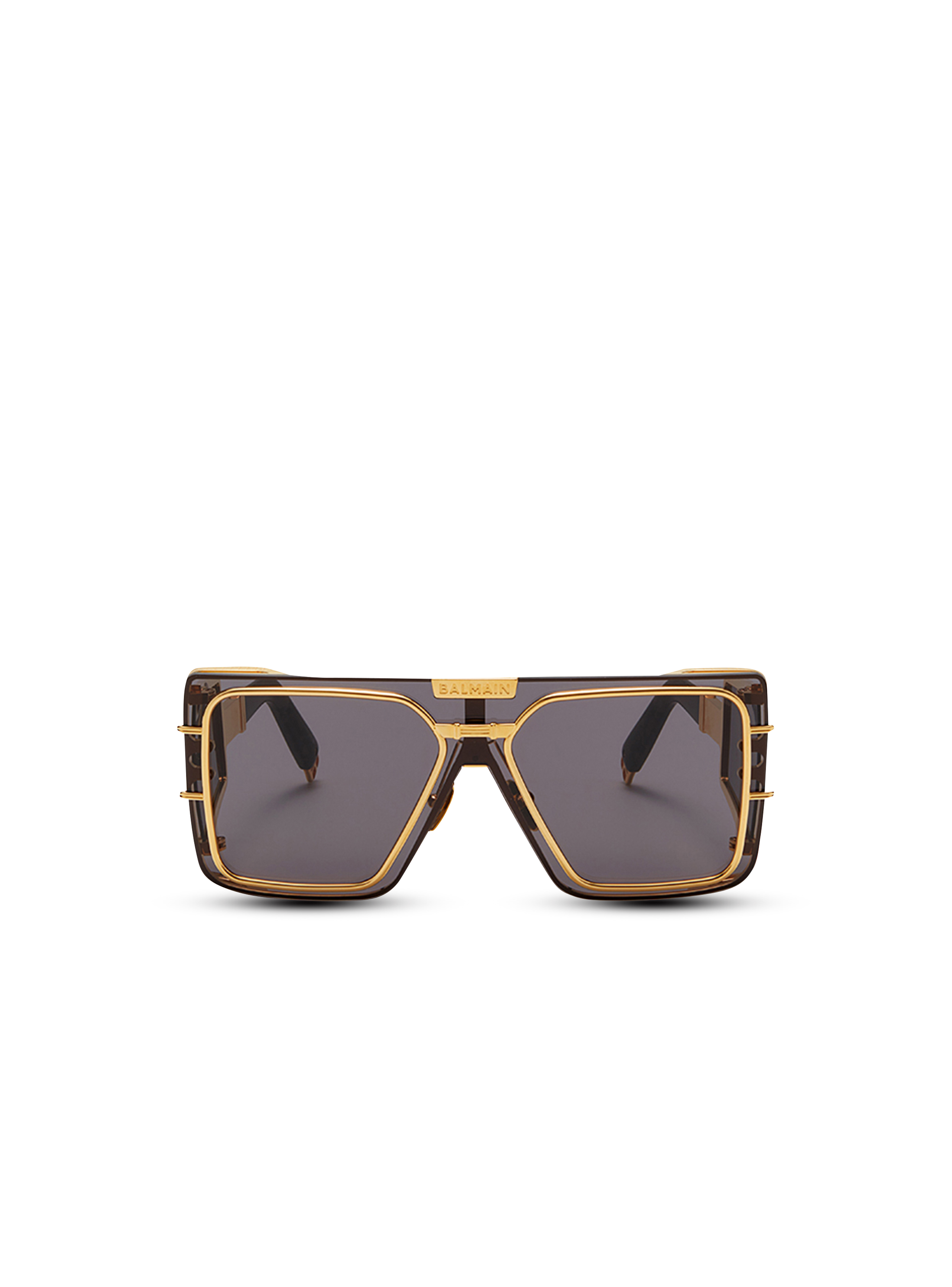 Gafas de sol Wonder Boy Mido con forma de pantalla de titanio, negro