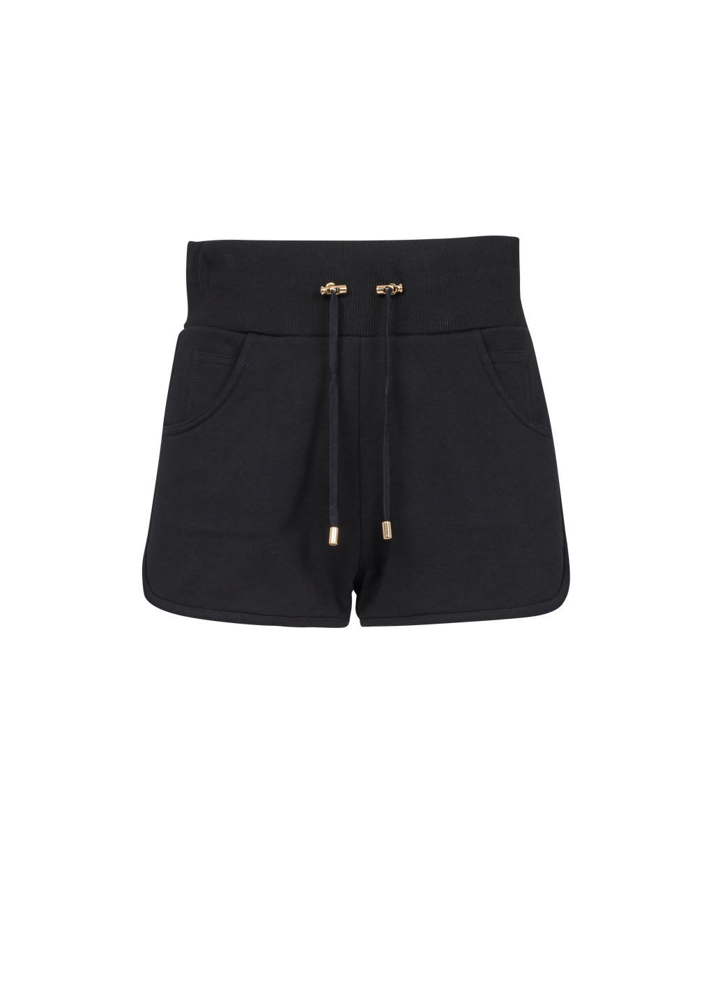 Pantalones cortos de punto de diseño ecológico, negro, hi-res